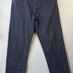 Hugo Boss Jeans Alabama Men's 36X34 Straight Leg Navy Denim Italy Made 23696 EUC